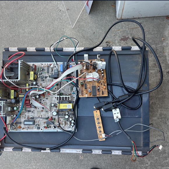 Other - Time Crisis Kortek KT-2914F Monitor Chassis + Extension Control Cable Wires
